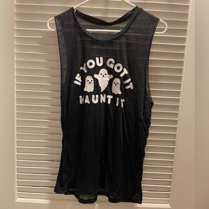 Fifth Sun Halloween Ghost Haunt Tank Top